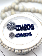 Load image into Gallery viewer, Cowboys Team Spirit earrings