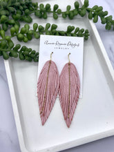 Load image into Gallery viewer, Lola fringe earrings with chain