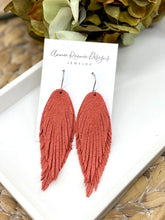 Load image into Gallery viewer, Lola fringe earrings in suede