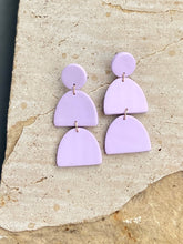 Load image into Gallery viewer, Double Gumdrop Clay earrings
