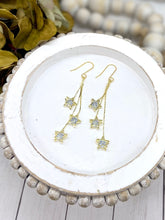 Load image into Gallery viewer, Star dangle earrings