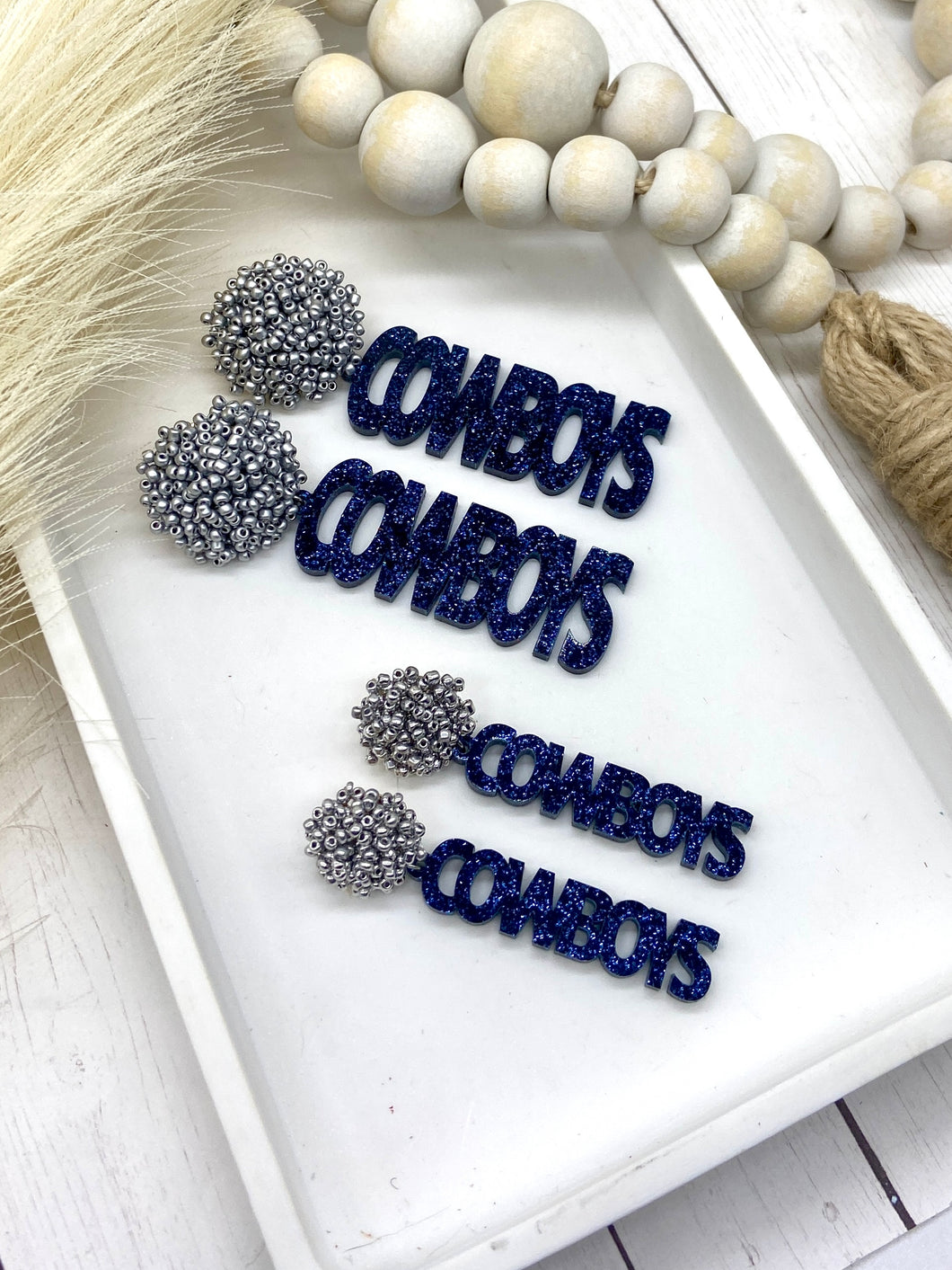 Cowboys Team Spirit earrings