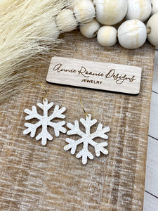 Snowflake earrings