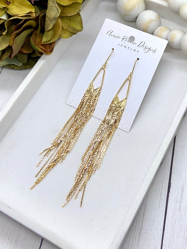 Gold Tassel earrings