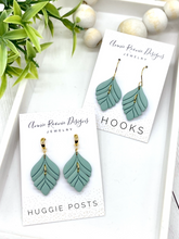 Load image into Gallery viewer, Mustard Yellow Bella Clay earrings