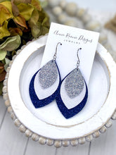 Load image into Gallery viewer, Triple Layered School Spirit earrings