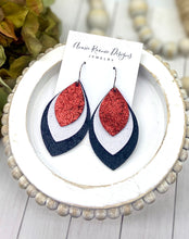 Load image into Gallery viewer, Triple Layered School Spirit earrings