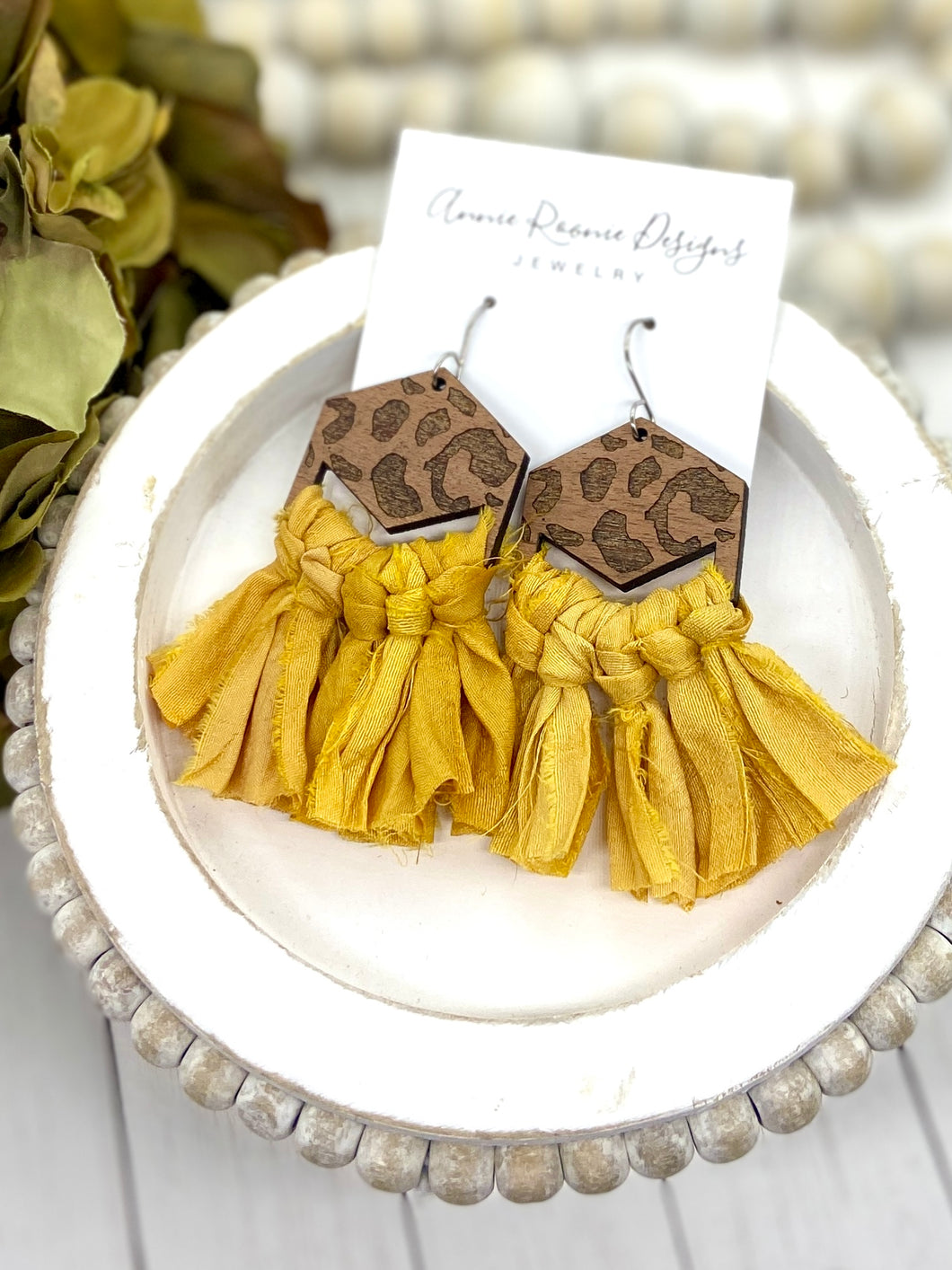 Sari Silk Fringe earrings