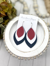 Load image into Gallery viewer, Triple Layered School Spirit earrings