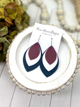 Load image into Gallery viewer, Triple Layered School Spirit earrings