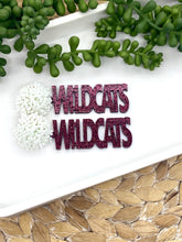 Load image into Gallery viewer, Wildcats Team Spirit earrings