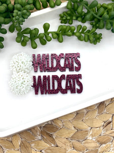 Wildcats Team Spirit earrings