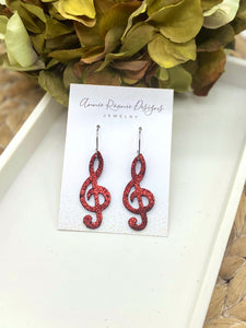 Treble Clef Earrings