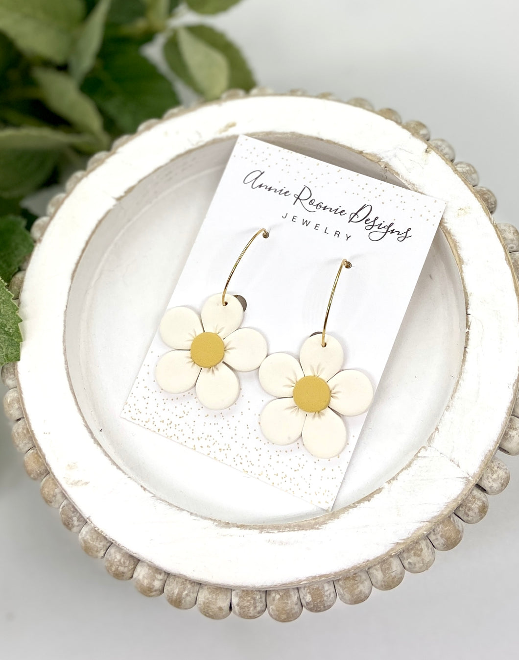 Daisy Clay earrings