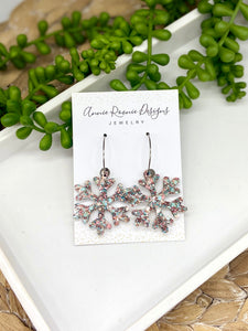 Snowflake earrings