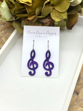 Load image into Gallery viewer, Treble Clef Earrings