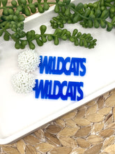 Load image into Gallery viewer, Wildcats Team Spirit earrings