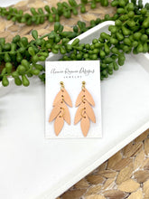 Load image into Gallery viewer, Falling Leaves Earrings on Gold posts