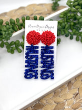 Load image into Gallery viewer, Mustangs Team Spirit earrings