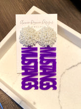 Load image into Gallery viewer, Mustangs Team Spirit earrings