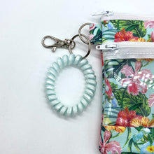 Load image into Gallery viewer, Flamingos in Paradise Double Zipper Splash bag