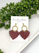 Load image into Gallery viewer, Brigette Clay earrings