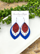 Load image into Gallery viewer, Layered School Spirit Music earrings
