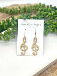 Treble Clef Earrings