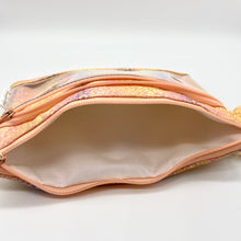 Load image into Gallery viewer, Shimmery Sunset Double Zipper Splash bag