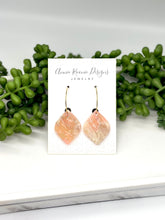Load image into Gallery viewer, Rose Quartz Inspired Clay earrings
