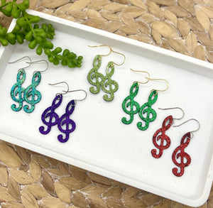 Treble Clef Earrings