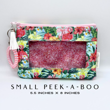 Load image into Gallery viewer, Flamingos in Paradise Peek-a-boo Splash bag
