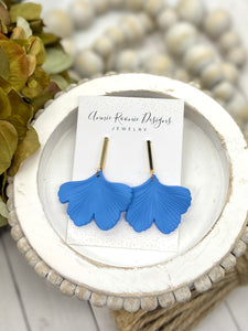 Acrylic Gingko leaf earrings