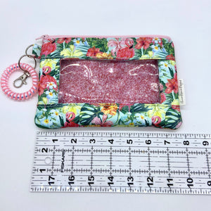 Flamingos in Paradise Peek-a-boo Splash bag
