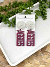 Load image into Gallery viewer, College Team Spirit earrings