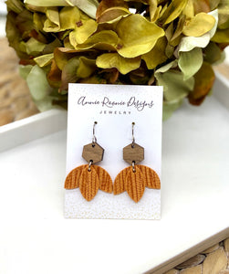 Triple Petal earrings