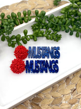 Load image into Gallery viewer, Mustangs Team Spirit earrings
