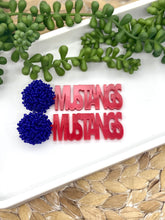 Load image into Gallery viewer, Mustangs Team Spirit earrings