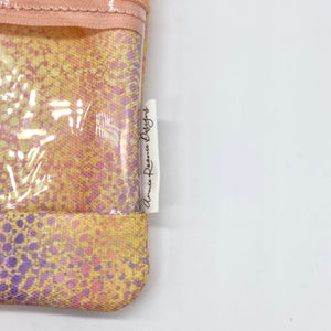 Shimmery Sunset Double Zipper Splash bag