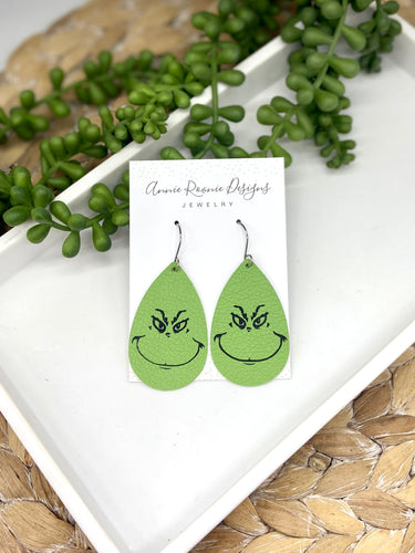 Grinch earrings