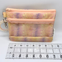 Load image into Gallery viewer, Shimmery Sunset Double Zipper Splash bag