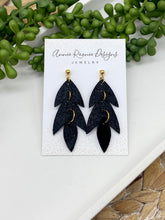 Load image into Gallery viewer, Falling Leaves Earrings on Gold posts