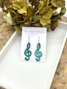 Treble Clef Earrings