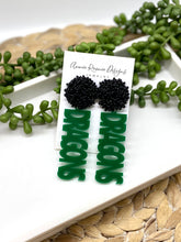 Load image into Gallery viewer, Dragons Team Spirit earrings